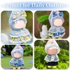 Tzwhwcx 17cm Doll Clothes-Raincoat Set, Transparent Cloak Raincoat + Yellow