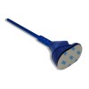 1clickautoacc Universal Blue 8" Stick-On Imitation Adjustable Aluminum Antenna