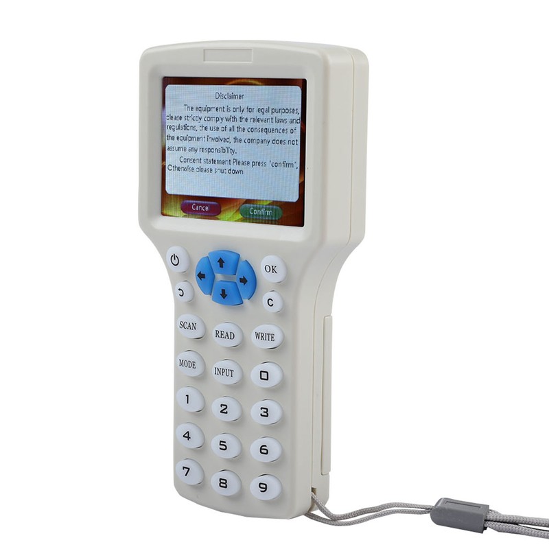 8 Frequency Multifunctional Copy Encrypted NFC Smart Card RFID Copier