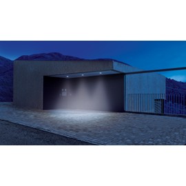 Steinel Motion Sensor is 2360 DE Eco White, Max. 8 m Range, 360° Presence Detector for Max. 350 W LED, Flush-Mounted Ceiling Sensor for Outdoor and Indoor Use