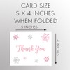 Winter Thank You Cards Thank You Snow Much Baby Shower