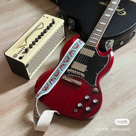 MUSIC FIRST Original Design, 2 inch width (5cm), Vintage Style Embroidery Blue Butterfly Electric Guitar Strap Bass Strap (Blue Butterfly)