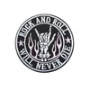 1 X Rock Emblem Embroidered Hot Melt Patch Clothes Hat
