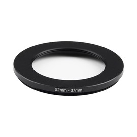 52mm to 37mm Step-Down Ring Filter Adapter,for All Brands UV ND CPL, Metal Ring Step-Down Rings Adapter Filter (52mm-37mm)
