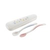 Richell Miffy Baby Food Spoon Set (Case Included)
