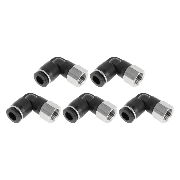 HOPESPANNER Push to Connect Air Fittings 1/4" 90 Degree Female