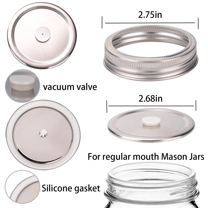 vacuum seal mason jar lids for FoodSaver Vacuum Sealer, Vacuum