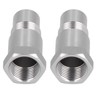 2Pcs Oxygen Sensor Adapter Welding Plug Engine Auxiliary with Filter