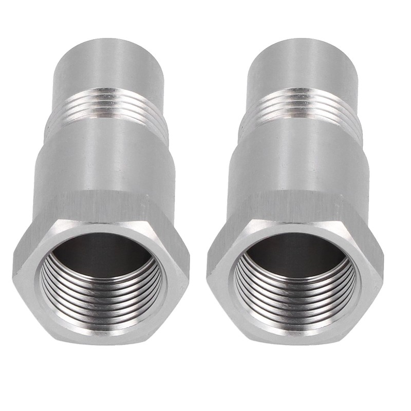2Pcs Oxygen Sensor Adapter Welding Plug Engine Auxiliary with Filter