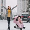 Universal Stroller Rain Cover Windproof Waterproof Dustproof Windproof Cold Resistant