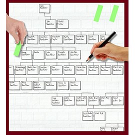 My History Family tree working chart (14 generations tall, 5 metres long)