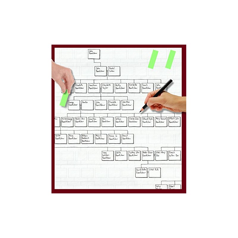 My History Family tree working chart (14 generations tall, 5