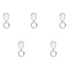 5pcs 925 Sterling Silver Bails DIY Exquisite Necklace Pendant Bails