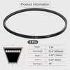 sourcing map 3 Pcs Z-24 Z Type V-belt 600mm/23.6" Inner
