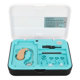Elderly Sound Amplifier Professional Senior Portable Volume Adjustable Ear Hearing Device with Cleaning Box