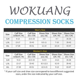 Compression Socks for Men and Women (3 Pairs) 20-30 mmhg Medical Compression Stocking for Swelling, Nurse (Blue, XXL)
