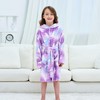 Piefry Soft Bathrobe with Hood for Girls Fleece Dressing Gown