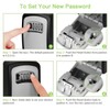 Philorn Key Lock Box with Shackle Portable Key Safe with