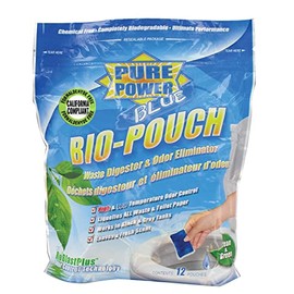 Valterra V23016 Pure Power Blue Bio-Pouch Waste Digester & Odor Eliminator Drop-Ins, CA Compliant