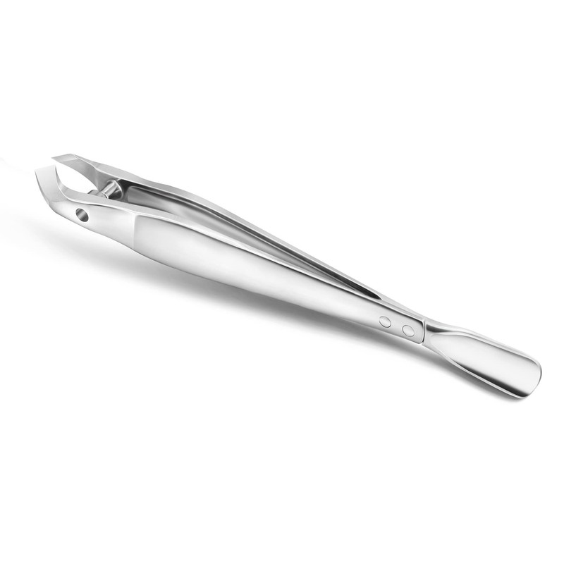 Professional Stainless Steel 2-in-1 Cuticle Pusher and Cuticle Nipper Cutter