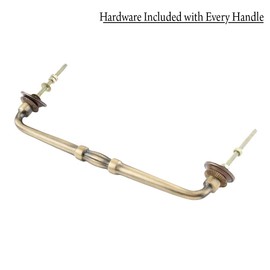 Indian Shelf 1 Pack Ceramic Cream Cabinet Pulls Flower Vintage Kitchen Drawer Handles Door Dresser Handles Antique Hardware 4" Hole to Hole -BH-430-CK-243