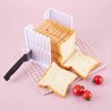 Foldable and Adjustable Bread Slicer, Cutting Guide for Homemade or