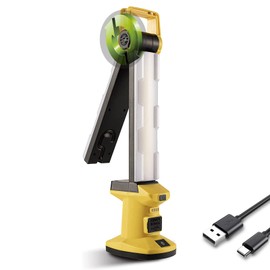 CREVIV Rechargeable LED Work Light,1500 lumens underhood Light with Magnetic Base.Cordless Battery Powered Mechanic Light for Car Repairing/Inspection/Garage/Workshop/Emergency.