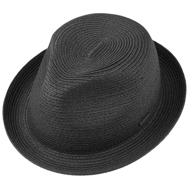 Stetson Dawson Black Player Hat Straw Sun Beach (XXL (62-63