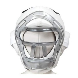 ISAMI TT-300 Regular Head Guard (with head cover) (White, L, Head Circumference: 21.7 - 24.8 inches (55 - 63 cm)