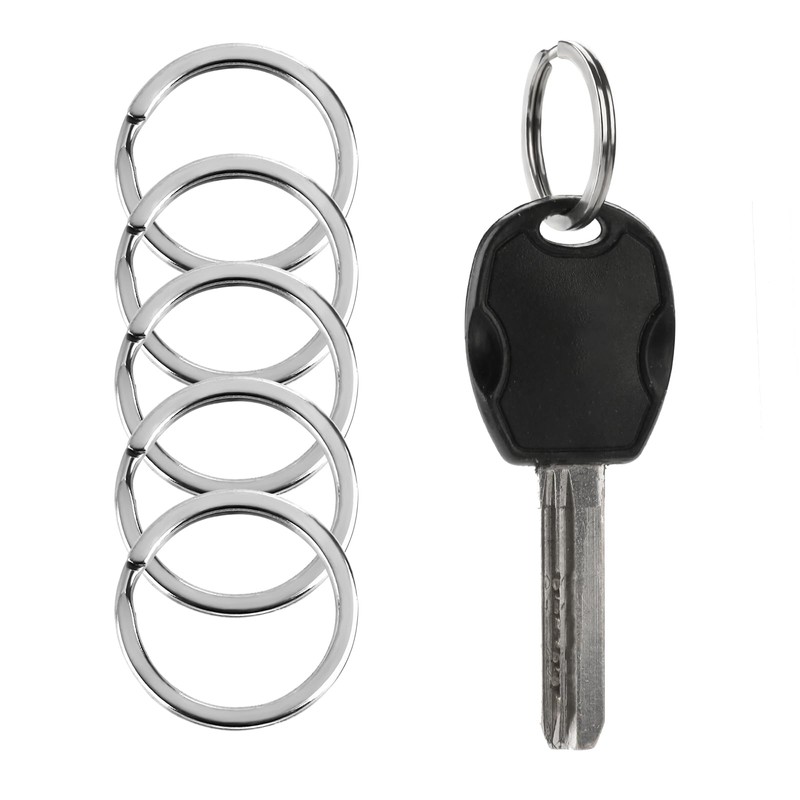 1 Inch Heavy Duty Key Rings - 10PCS Key Rings