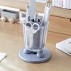 INSTOME Rotating Pen Holder,Cute Bow Pen Holder,Office Desk Accessories for