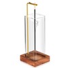 MINGYI Stylish Incense Holder Glass Incense Holder Ash Spill Proof