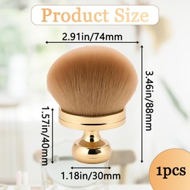 Tanning Brush, Body Makeup Brush for Self Tanner, Bronzer Brushs Self Tan Back Tanner Applicator, Makeup Brushs for Body,Travel Essential for Women Compact Design for Everyday Use