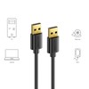 deleyCON 1m USB 2.0 High Speed Kabel Datenkabel - USB