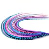Feather Headz BEAUTIFUL REAL FEATHERS: 21pcs Purple Pink Turquoise Feather
