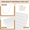 AKTOP Peg Board Wall Organizer 4-Pack – 12"x12" White Pegboard
