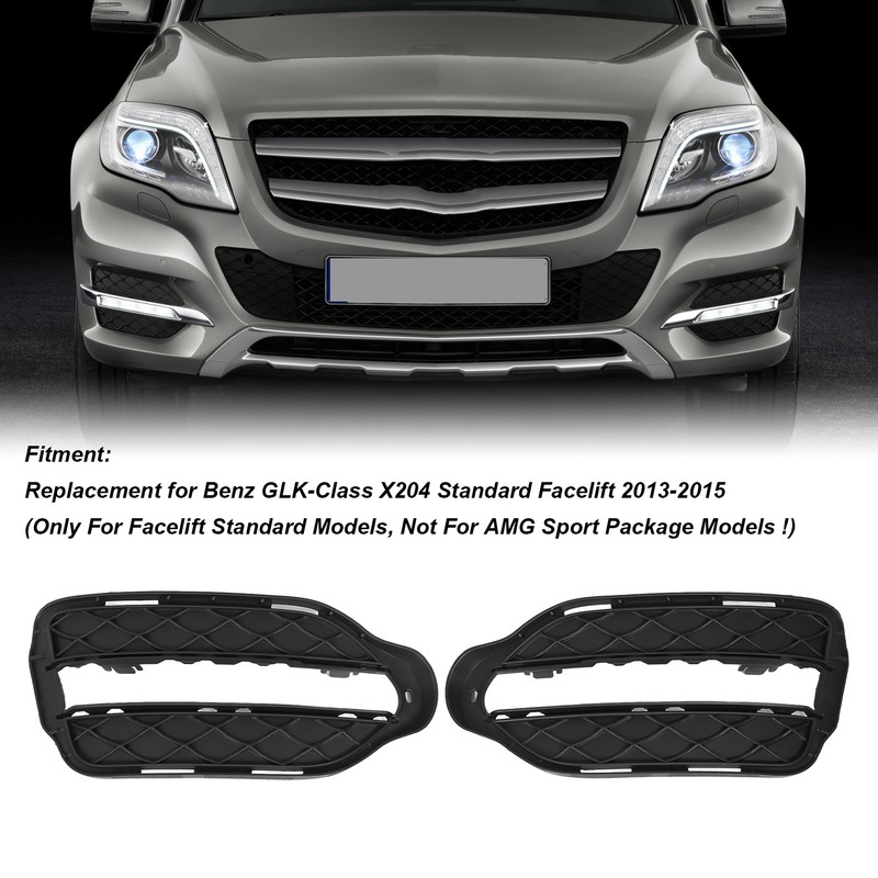 2pcs Fog Lamp Grille Cover 204 885 7123 Replacement for