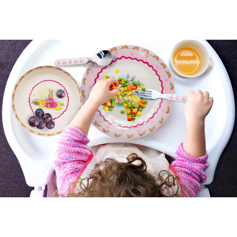 Bunnykins TTAT/B08C Spoon and Fork, Sweethearts Design