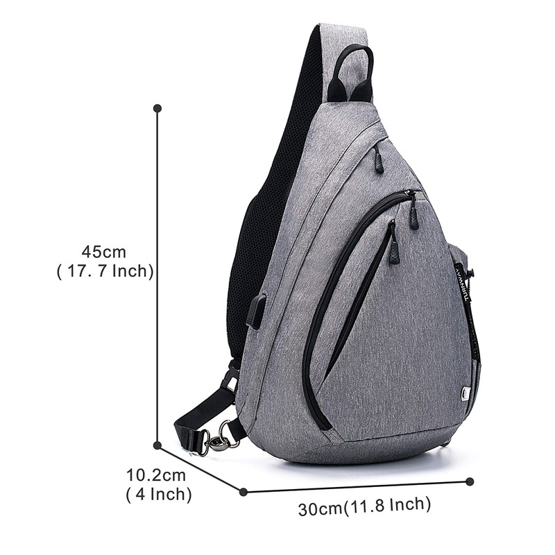 TurnWay Water-Proof Sling Backpack/Crossbody Bag/Shoulder Bag for Travel, Hiking, Cycling,