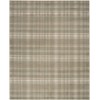HomeRoots 4' X 6' Olive Green and Ivory Plaid Area
