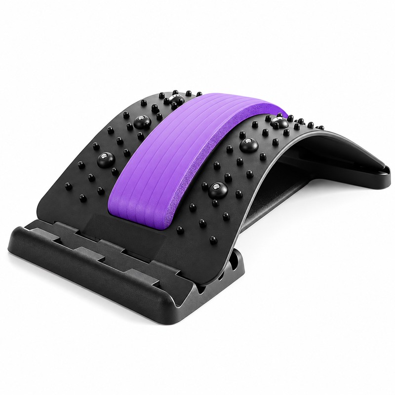 4-Level Back Stretcher Lumbar Support Board – Adjustable Arch Stretching
