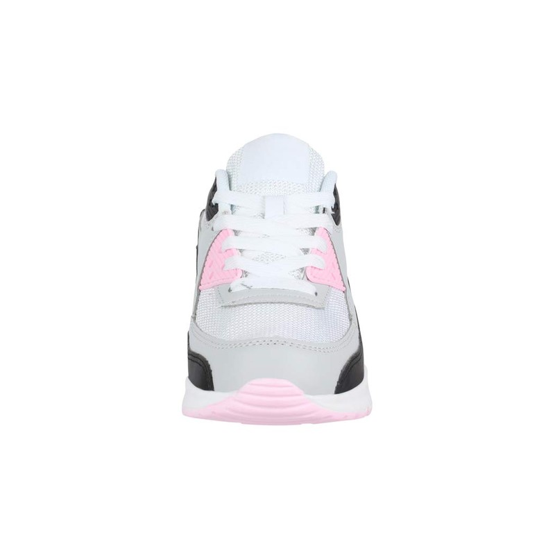 Elara Chunkyrayan Unisex Trainers for Sports and Running - Grey