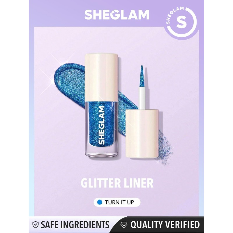 SHEGLAM Insta-Party Liquid Glitter Eyeshadow Long Lasting Gel Cream Highly