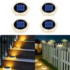 Garden Light, Recessed Solar Light, Outdoor, LED Solar Panel, Garden