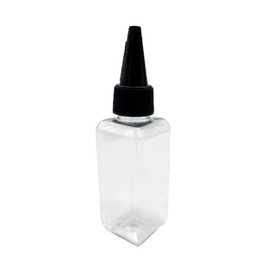 Pointed Cap Small Dispensing Bottle Square 50ml Black / 뾰족캡 소분공병 사각 50ml 블랙