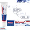 Secure waterproof denture adhesive - zinc free - extra strong