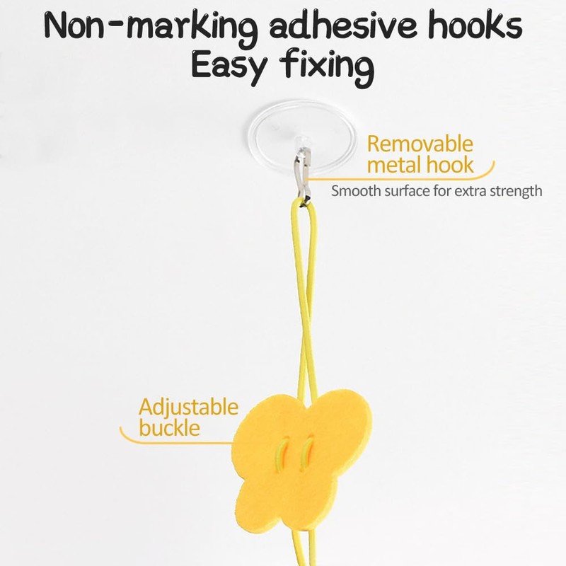 WOLMIK Pack of 2 Hanging Cat Toy, Interactive Cat Toy,