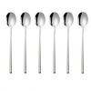 Korean Spoon,Stainless Steel Table Spoons,8.15 inch Long Handle Dinner Rice