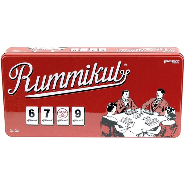 Rummikub in Retro Tin - The Original Rummy Tile Game by Pressman