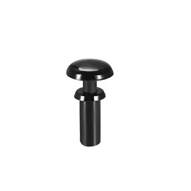 sourcing map Push Clip Rivet 3mm x 6.6mm PCB Circuit Panel Nylon Fastener Black 50 Pcs